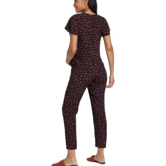 The Nines by Hatch maternity jumpsuit size XS flower pattern NWT - Picture 2 of 5